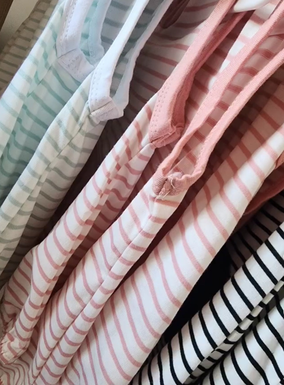 Striped Hoodie Romper